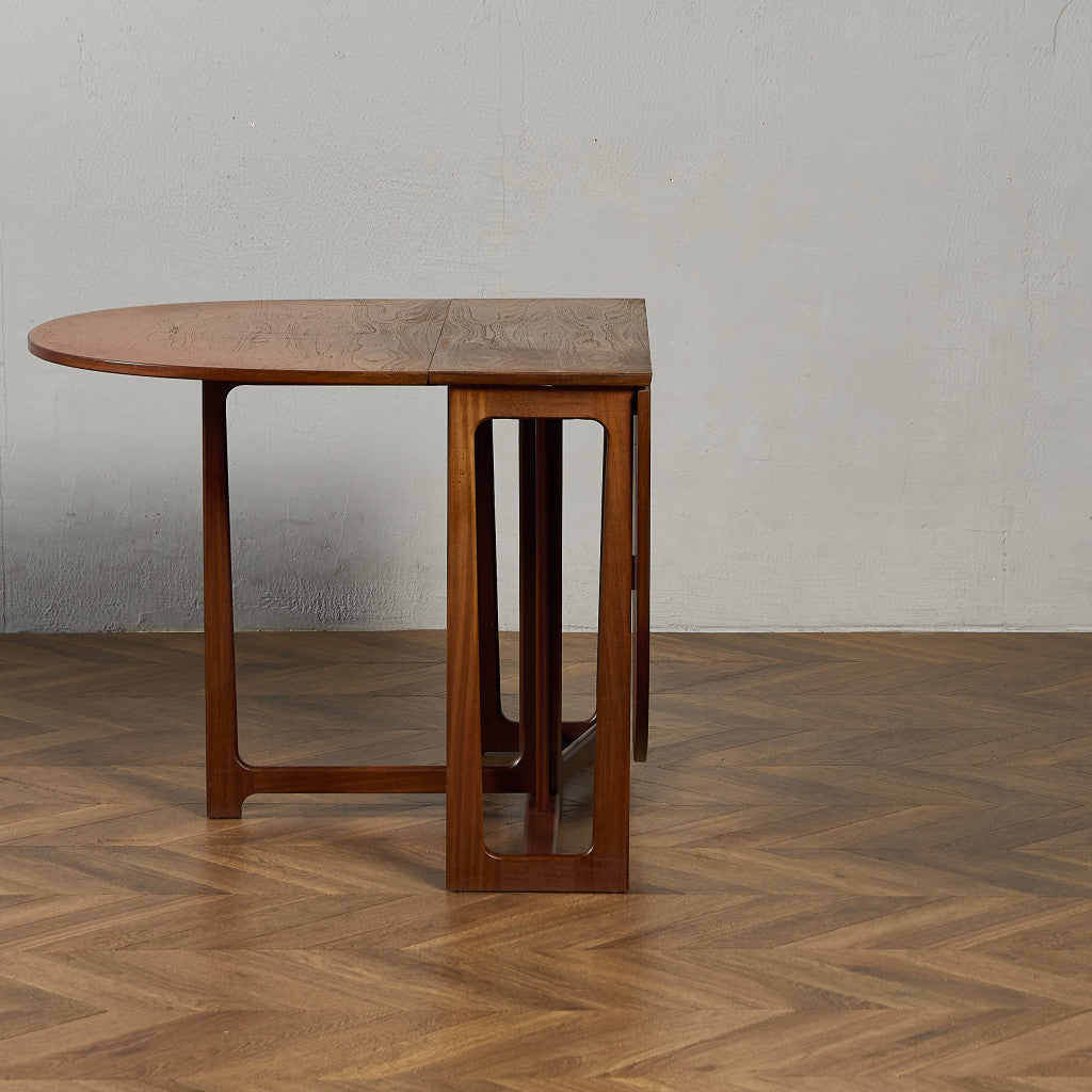 イギリス ヴィンテージ ドロップリーフ ゲートレッグテーブル