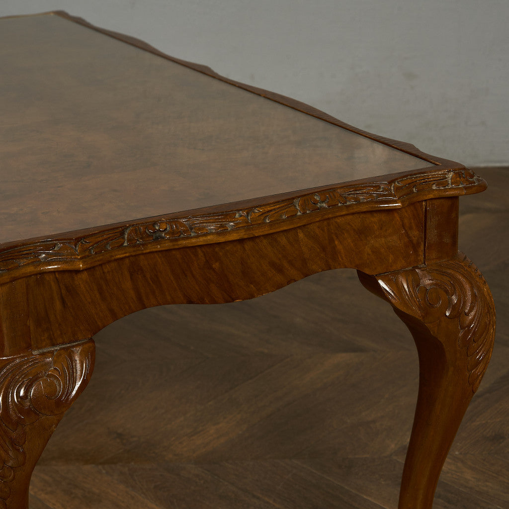 英国 クラシック ガラストップ センターテーブル #86977