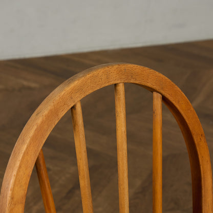 アーコール ERCOL ヴィンテージ 4本 スポーク フープバックチェア ネイビーブルーラベル #89767