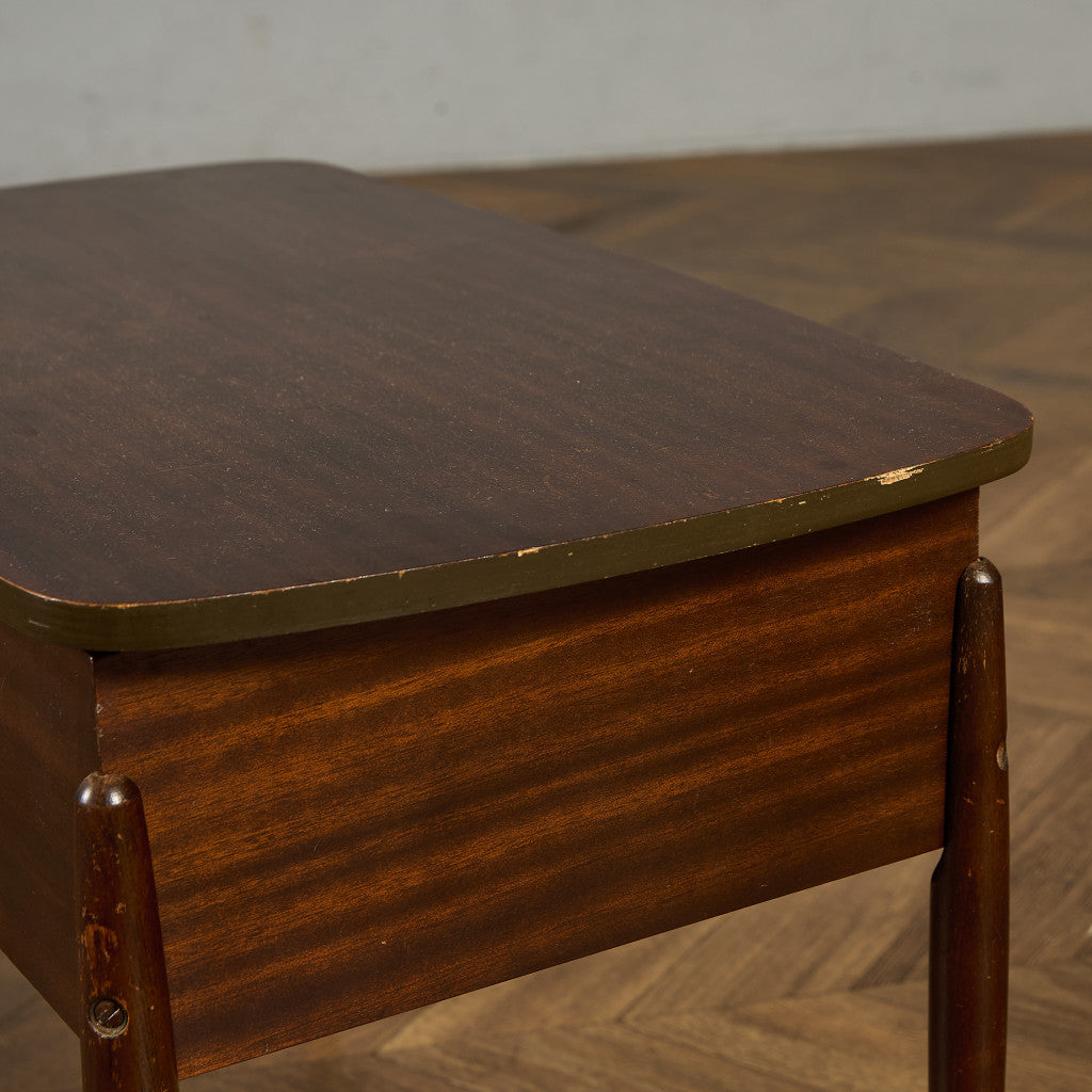 英国 ヴィンテージ ソーイングボックス サイドテーブル