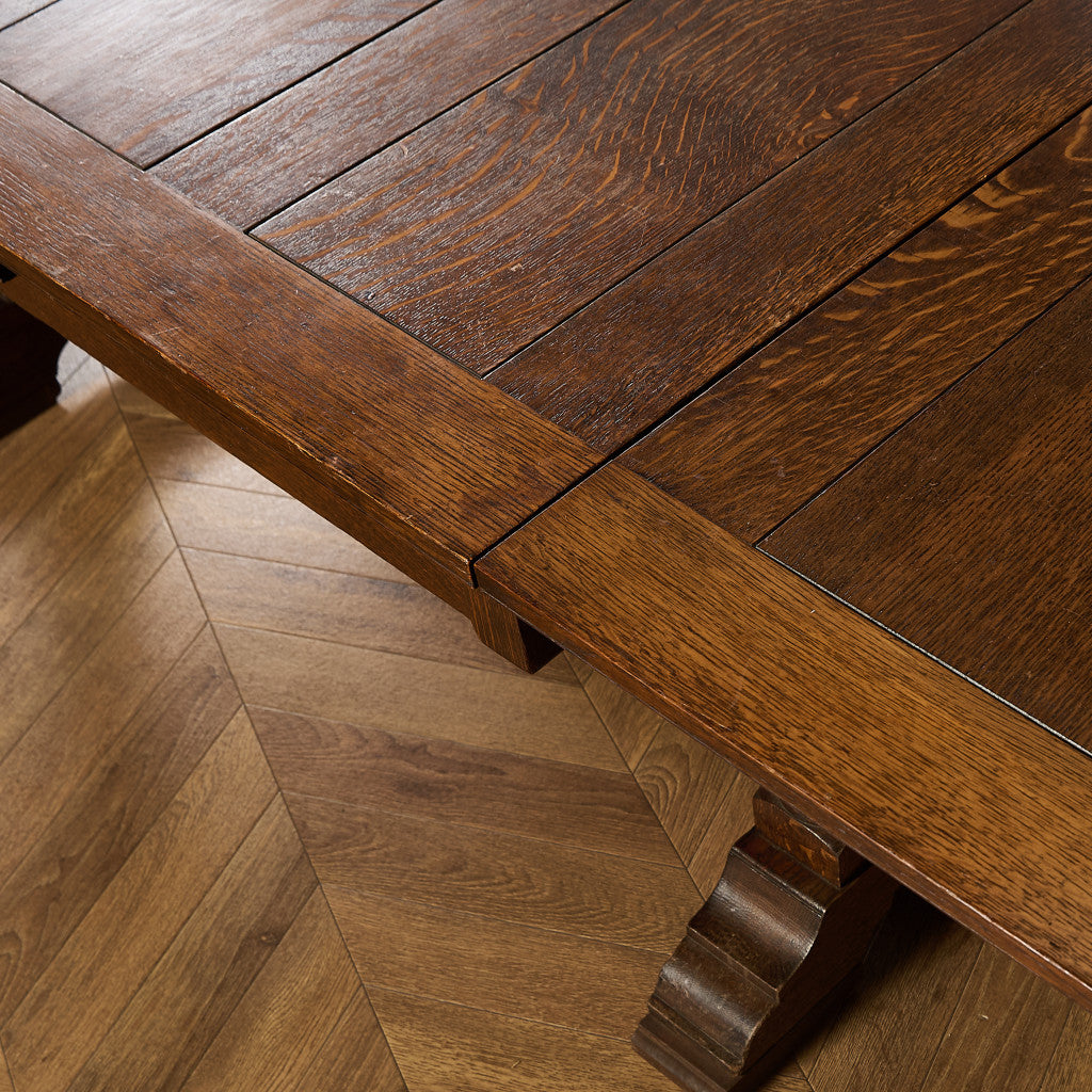 英国 クラシック ドローリーフ ロング ダイニングテーブル