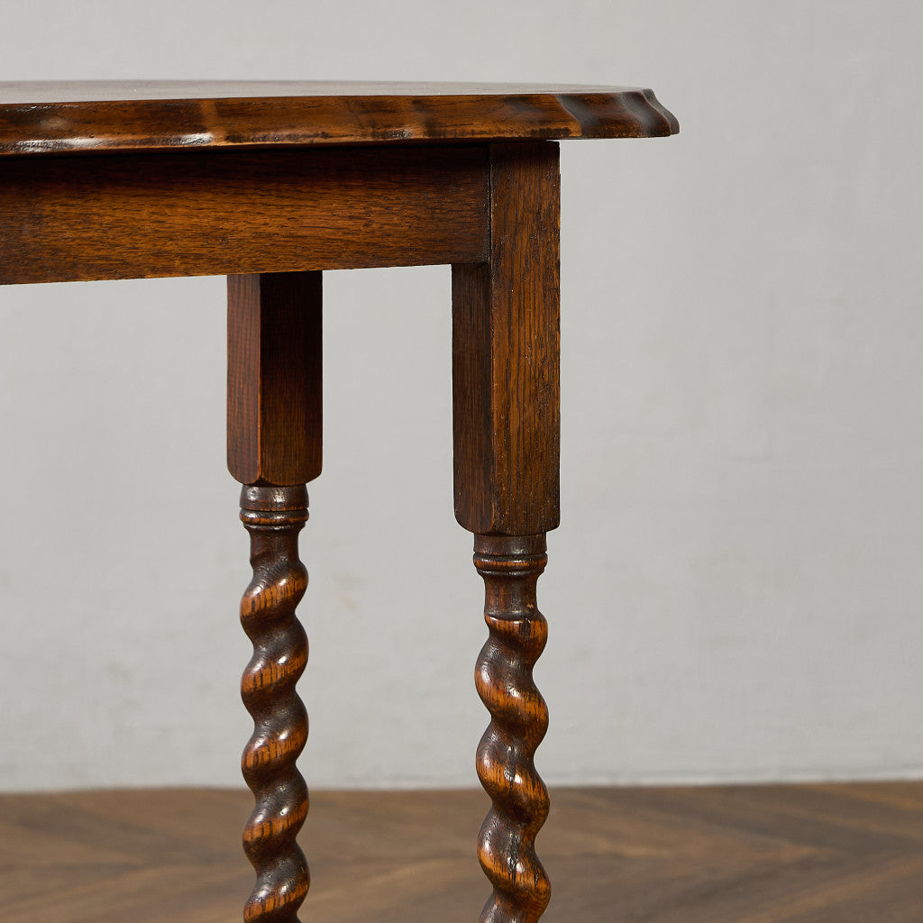 英国 クラシック バーリーシュガーツイスト サイドテーブル