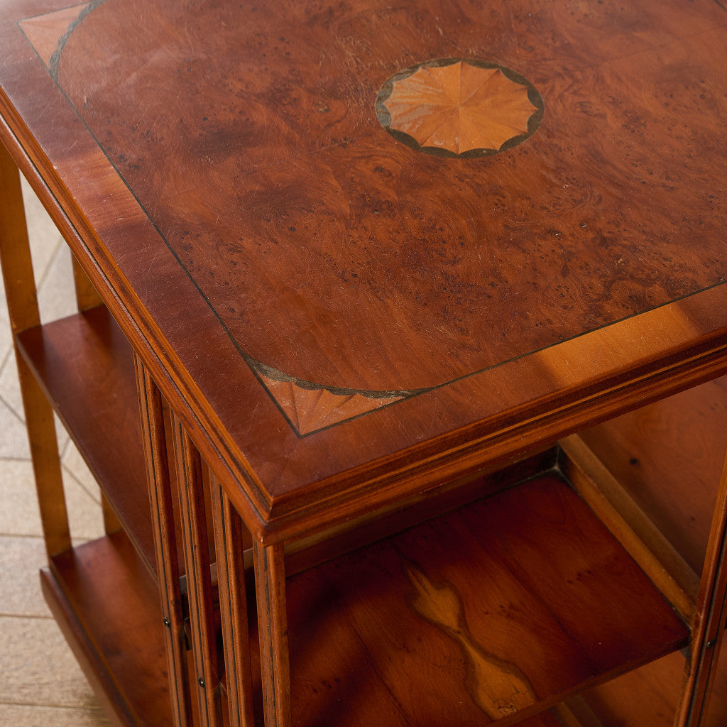 英国 クラシック リボルビング ブックケース