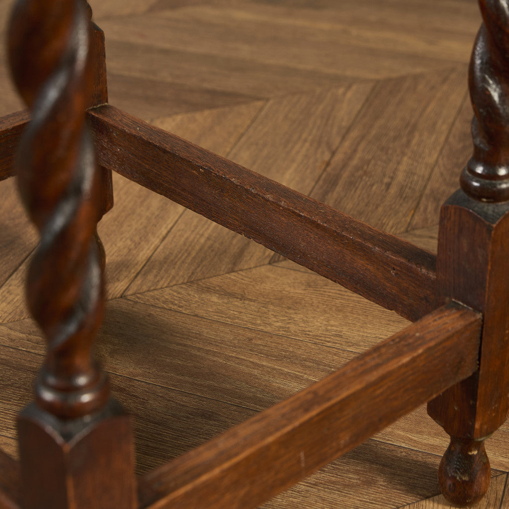 英国 クラシック バーリーシュガーツイスト サイドテーブル