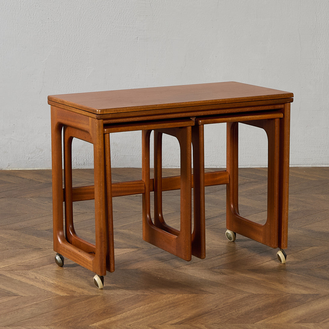 ヴィンテージ 拡張 天板付き ネストコーヒーテーブル