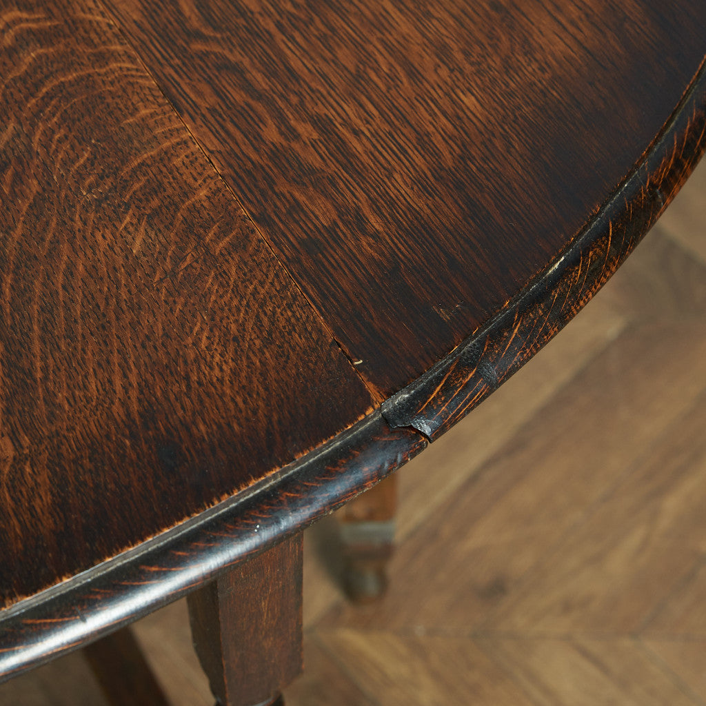 英国クラシック ドロップリーフ ゲートレッグテーブル #83843