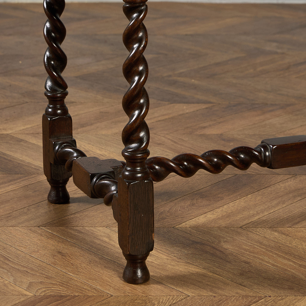 英国 クラシック オーク材 コンソールテーブル