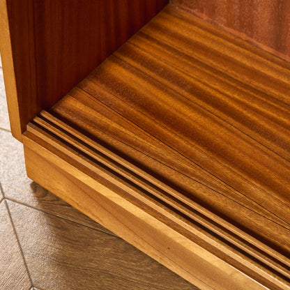 Cumbrae ヴィンテージ ナロー ガラス ブックケース 食器棚