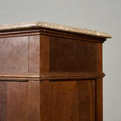 英国 クラシック 大理石 サイドキャビネット #96619