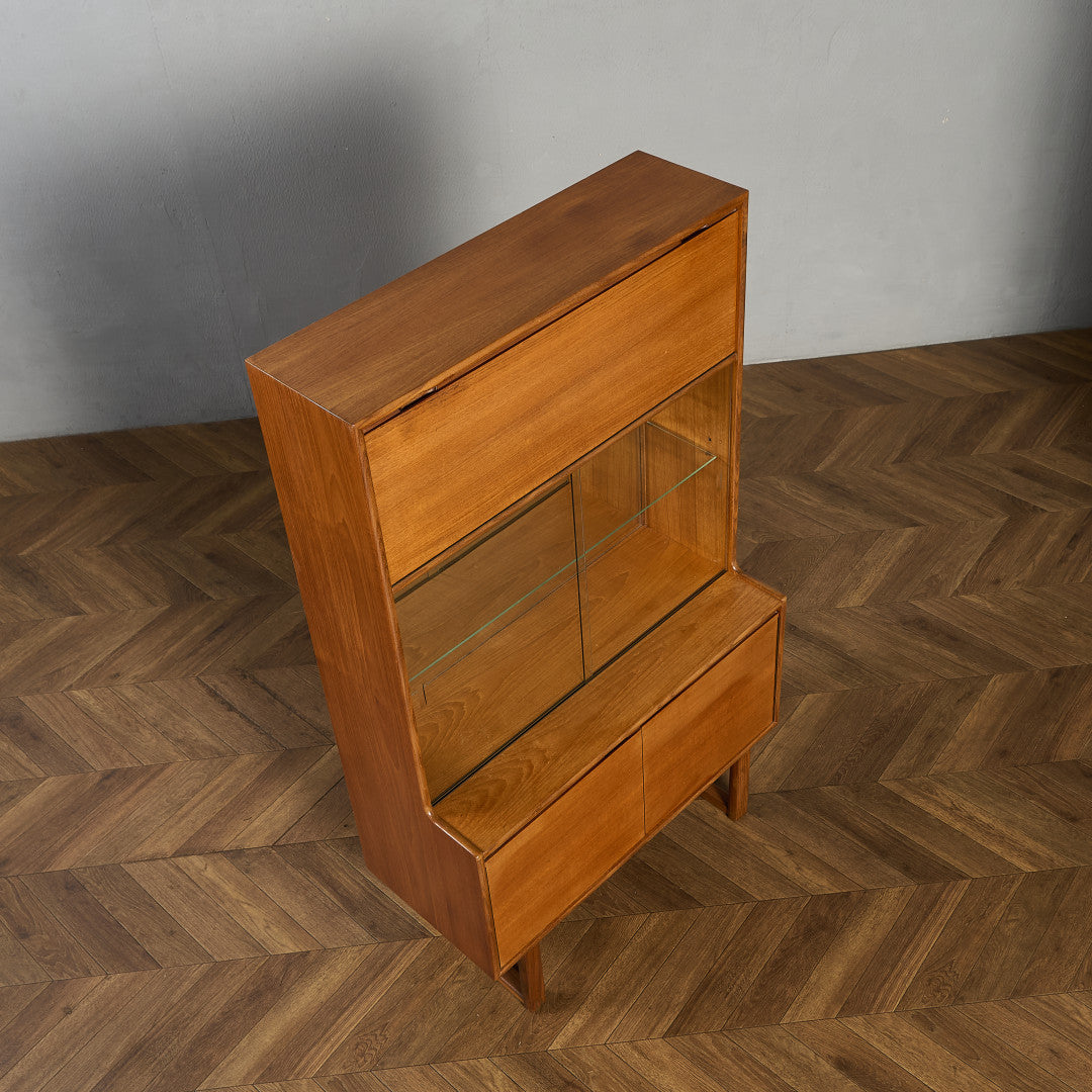 ヴィンテージ ガラスキャビネット