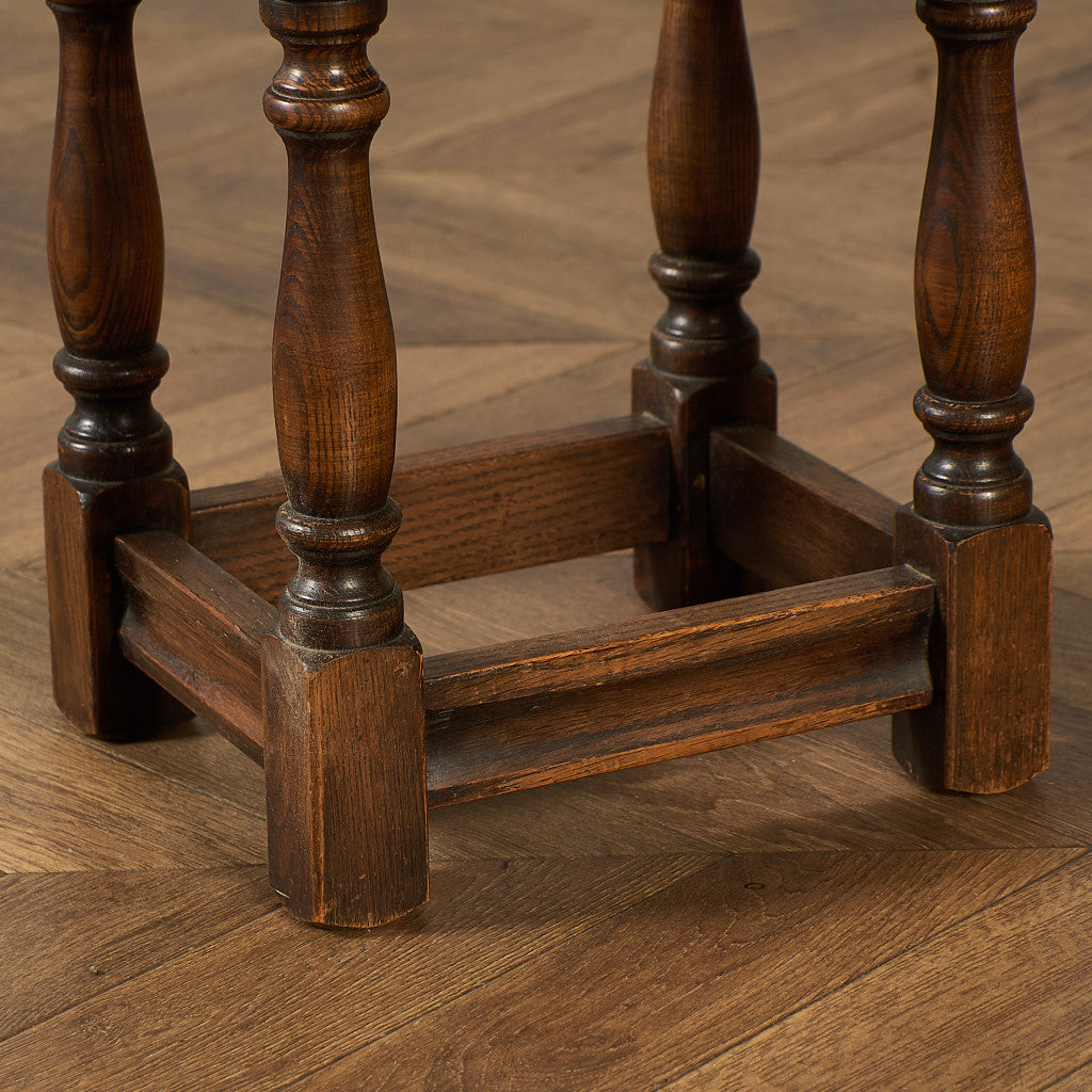 英国 クラシック オーク材 ネストテーブル