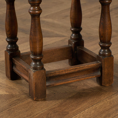 英国 クラシック オーク材 ネストテーブル