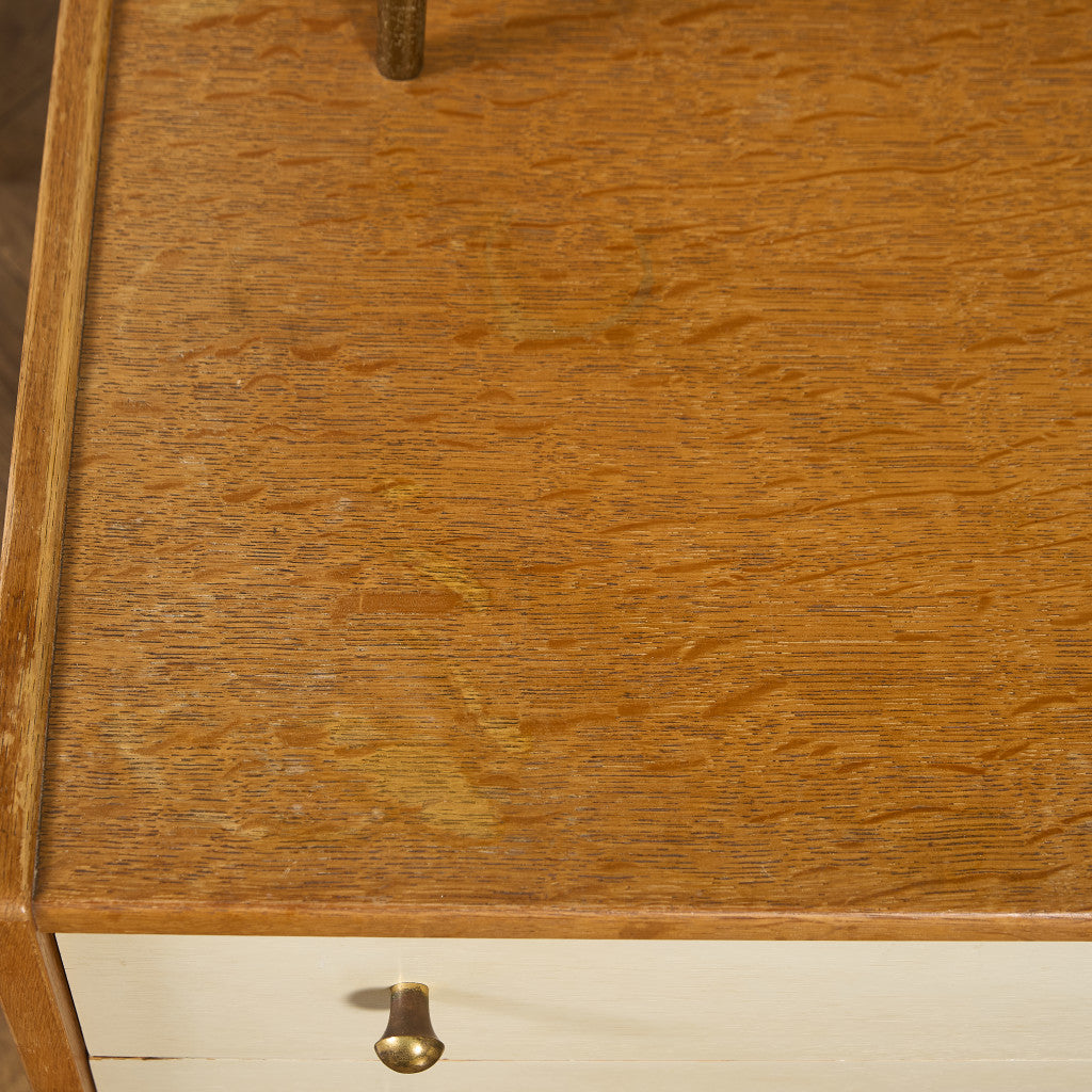 Chinese white ヴィンテージ ドレッシングチェスト 初期ゴールドラベル