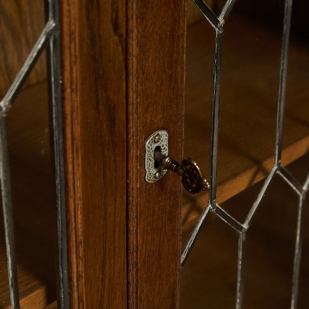 英国 クラシック オーク材 ブックケース