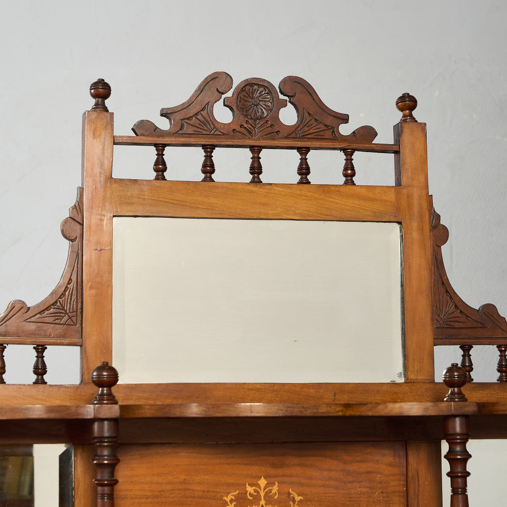 英国 アンティーク ミラーバック サイドボード シフォニア