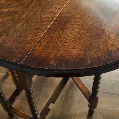 英国クラシック ドロップリーフ ゲートレッグテーブル #83843