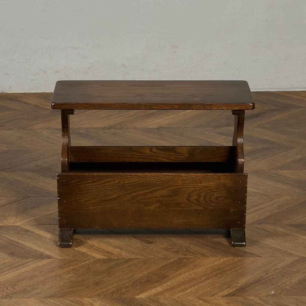 英国 クラシック マガジンラック サイドテーブル