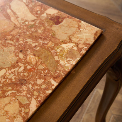 英国 クラシック 大理石 ネストテーブル サイドテーブル #96617