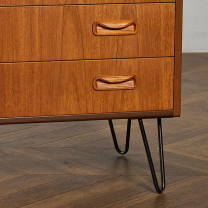 ジープラン G-PLAN Fresco 3段チェスト カスタム アイアン ヘアピンレッグ #95488