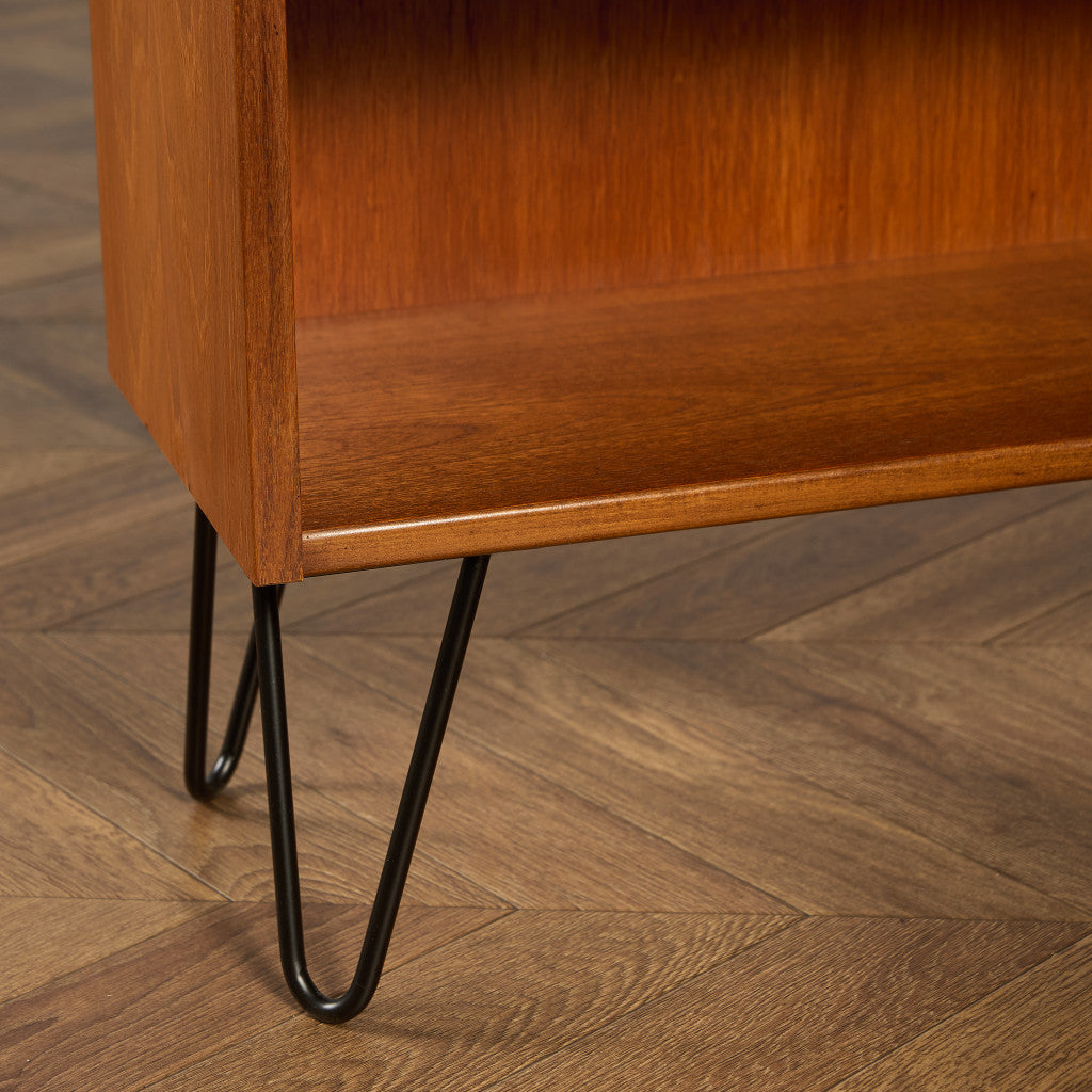 ヴィンテージ ブックシェルフ カスタム アイアンヘアピンレッグ