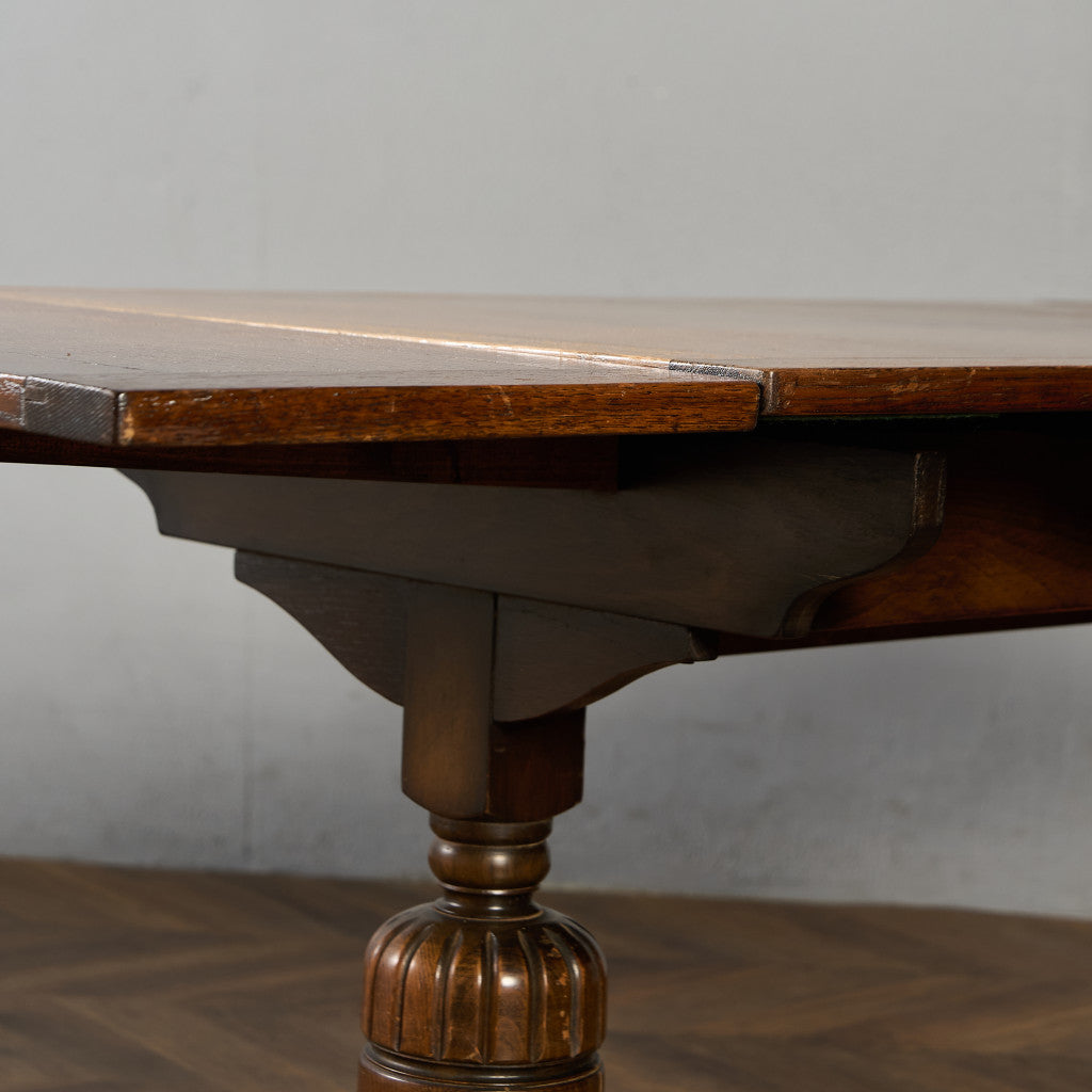 英国 クラシック ドローリーフ ダイニングテーブル