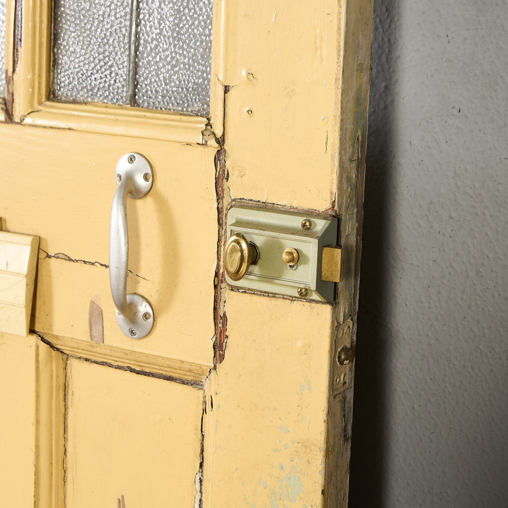 英国 アンティーク ペインテッド ステンドグラス ドア