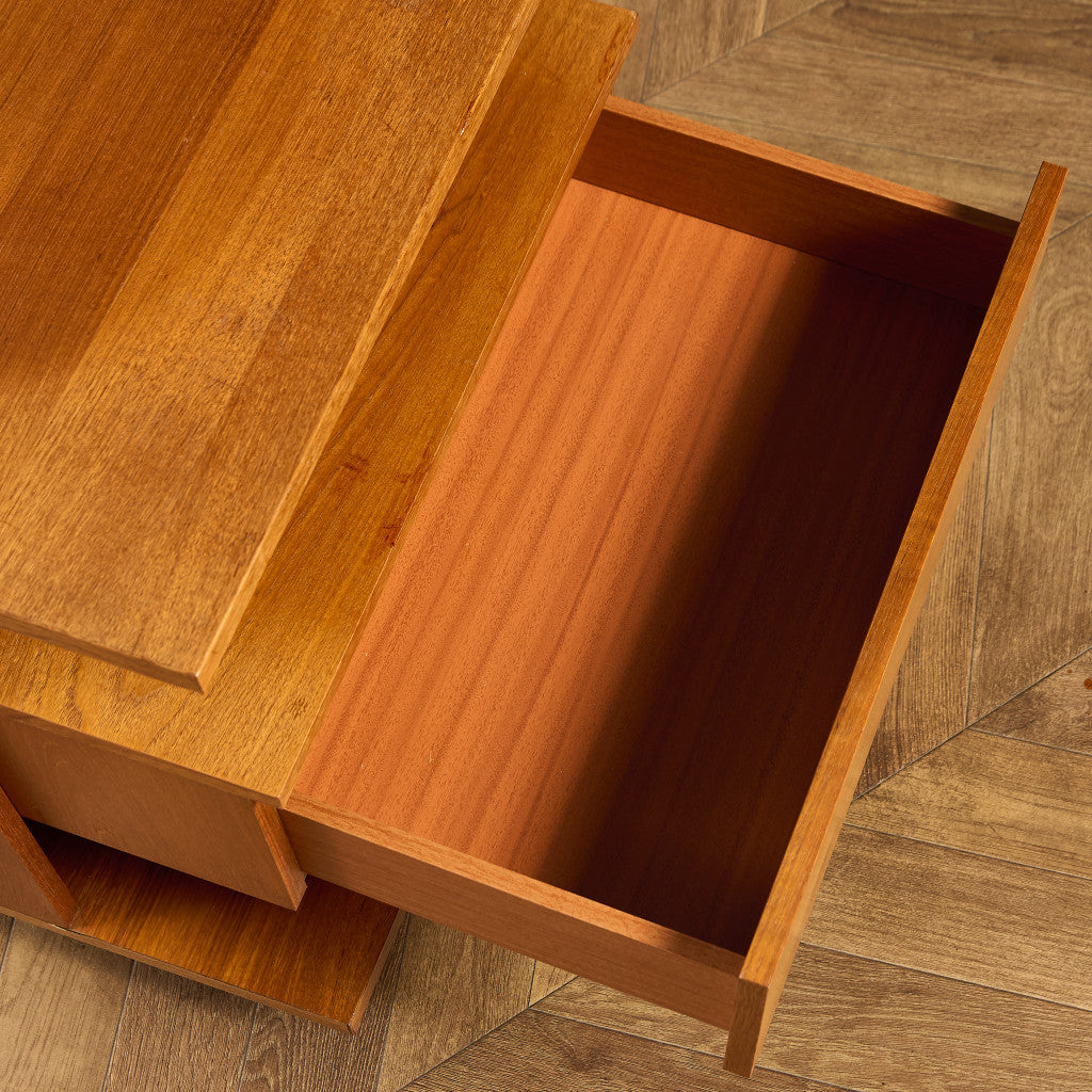 英国 ヴィンテージ ベッドサイド キャビネット