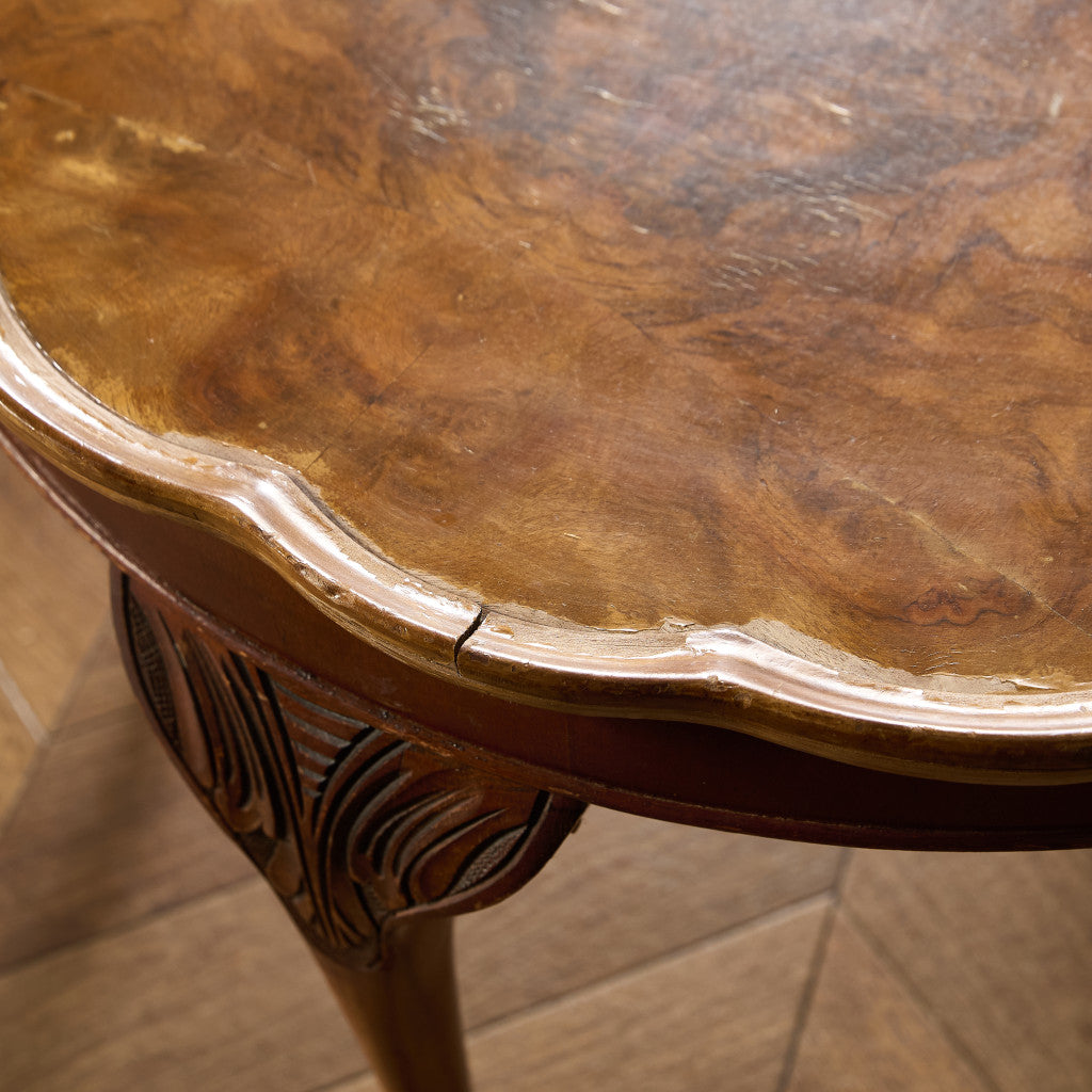 英国 クラシック クイーンアン様式 ラウンド センターテーブル ローテーブル