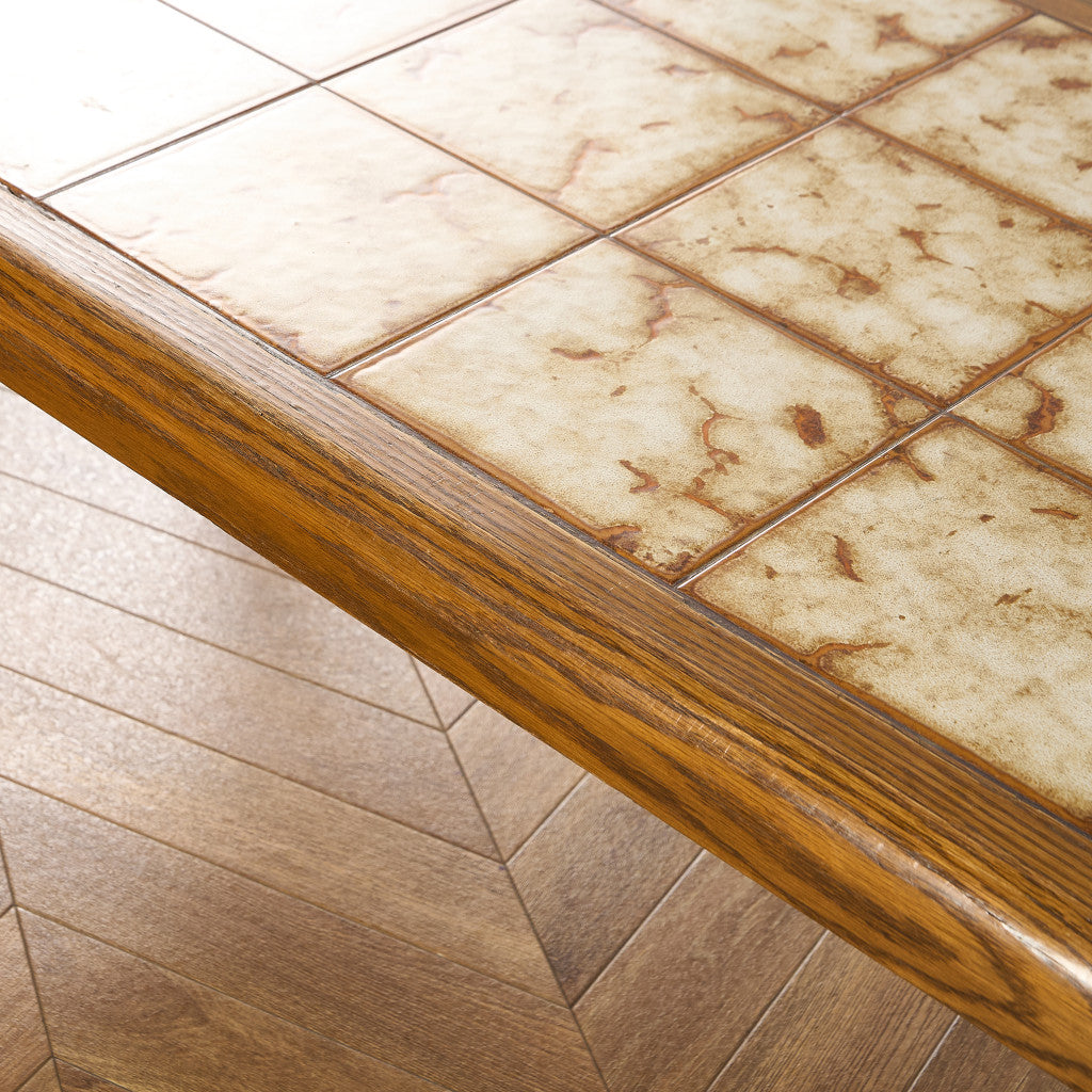 ベルギー ヴィンテージ タイルトップ コーヒーテーブル センターテーブル