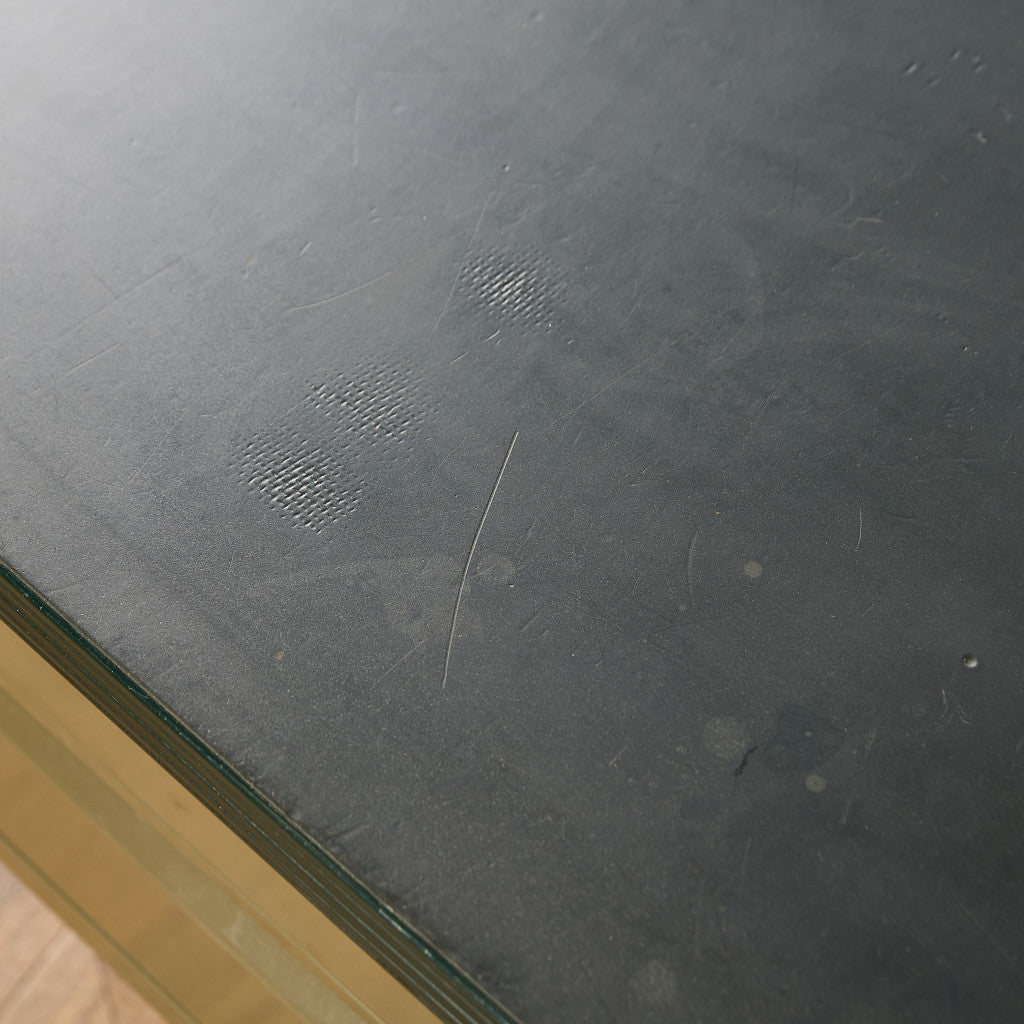 ベルギー ヴィンテージ 片袖 デスク