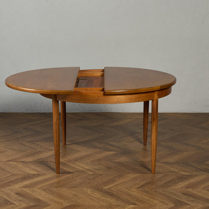 エクステンション ラウンド ダイニングテーブル