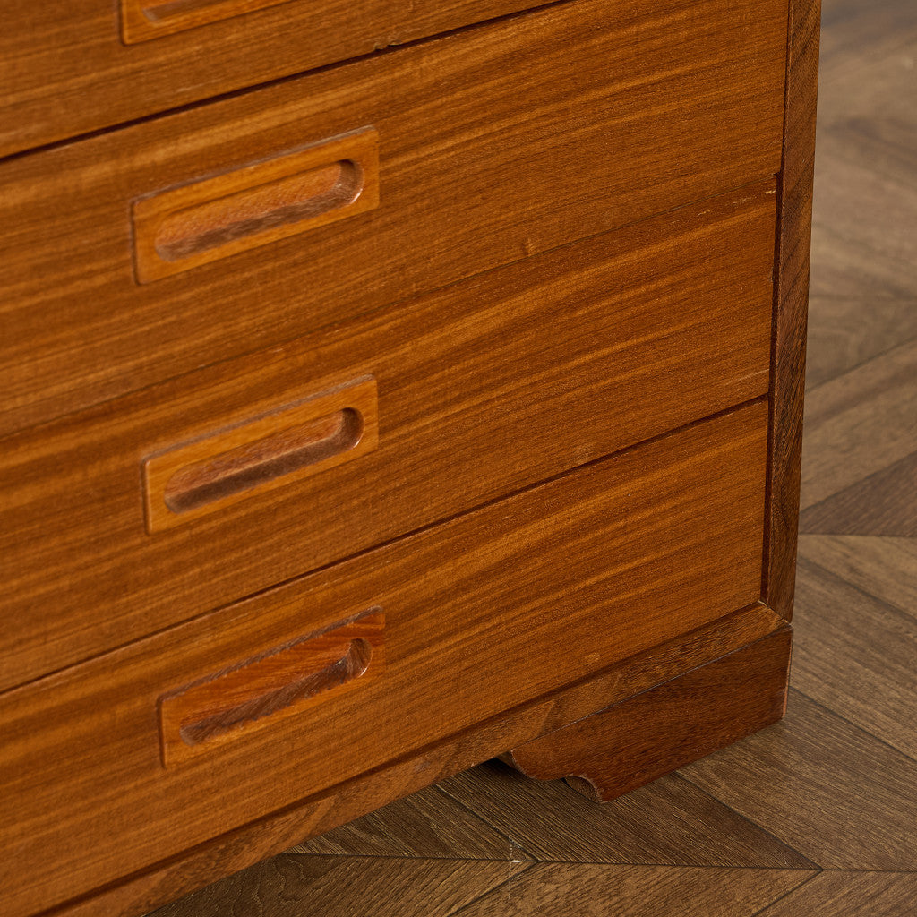 英国 ヴィンテージ 4段 サイドチェスト