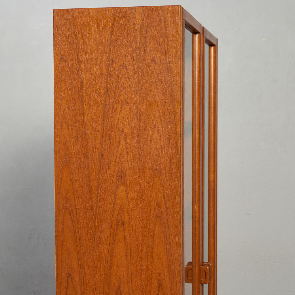 ヴィンテージ ガラス キャビネット