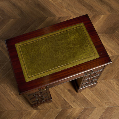 英国 クラシック 両袖 スモール デスク