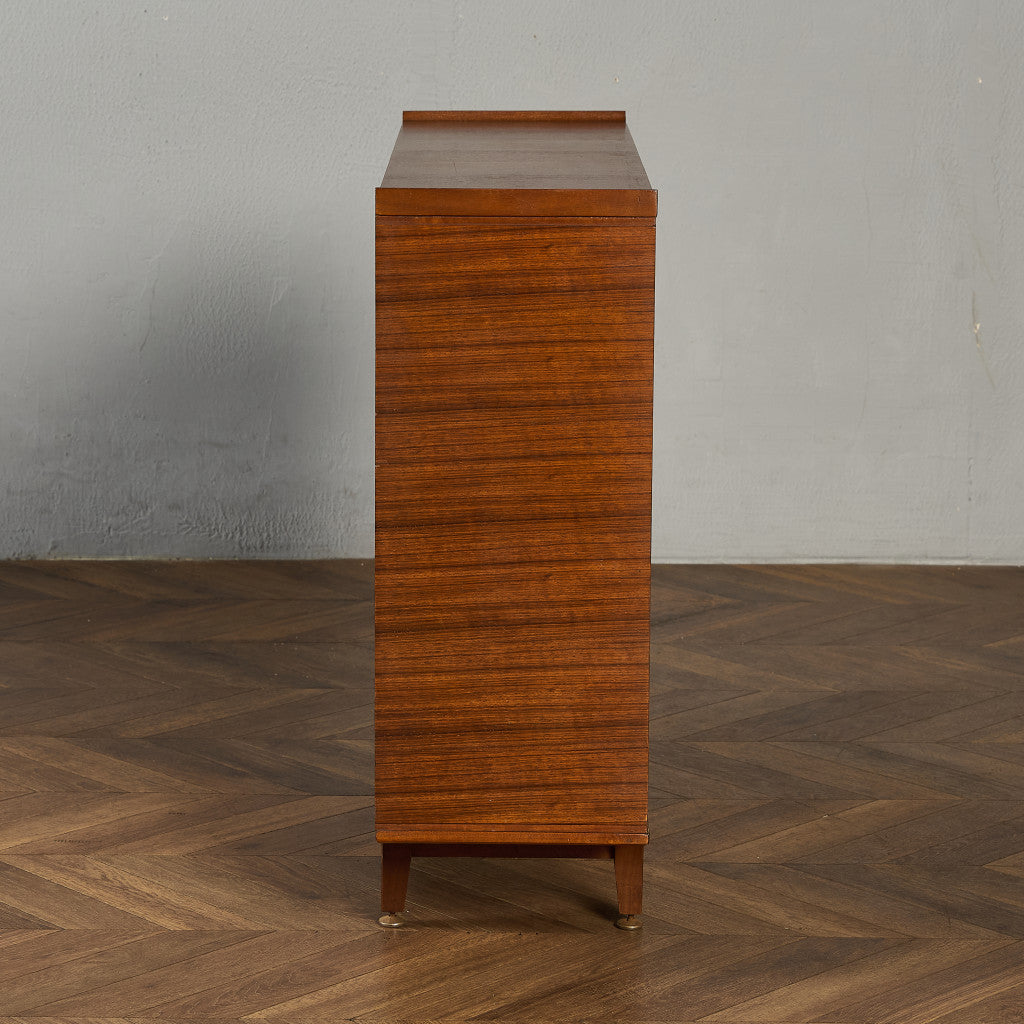 ヴィンテージ ナロー オープン ブックケース