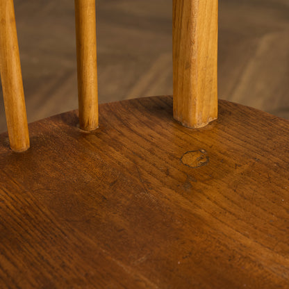 アーコール ERCOL ヴィンテージ 4本 スポーク フープバックチェア ラウンドゴールドラベル #89987