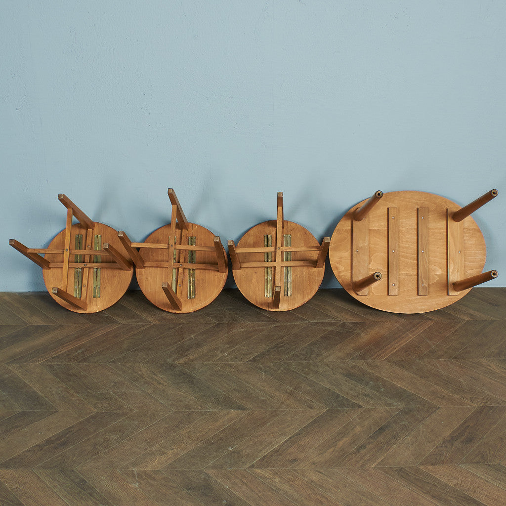 Novy Domov Poul Hundevad Vintage Nesting Tables #75994 by Novy