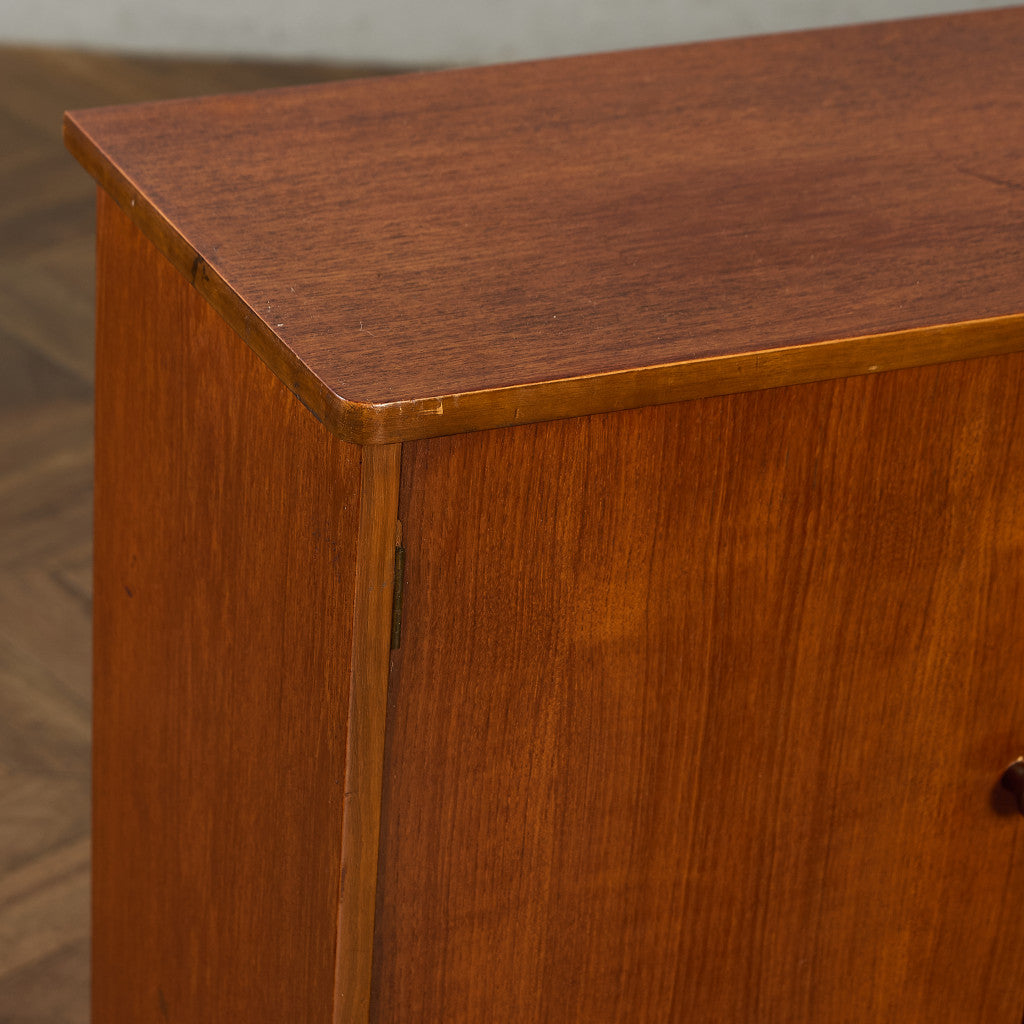 英国 ヴィンテージ ナロー ガラス ブックケース