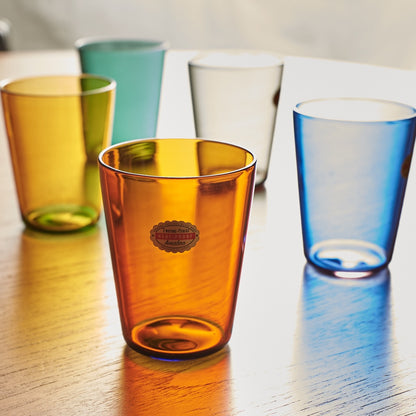 TWO TONE STACKING TUMBLER / Amber × Blue