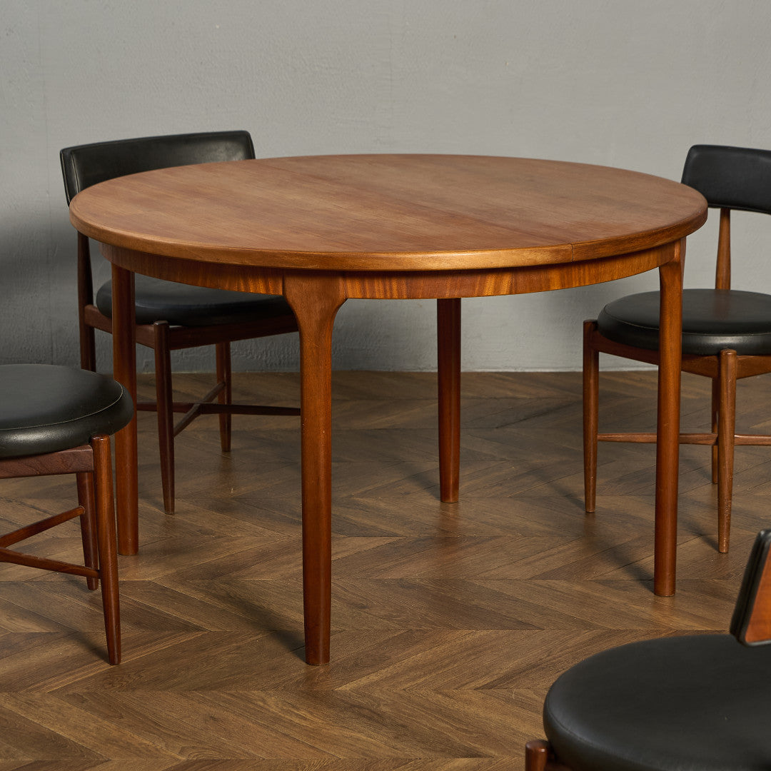 エクステンション ラウンド ダイニングテーブル