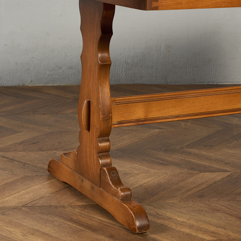 英国 クラシック ドローリーフ リフェクトリーテーブル