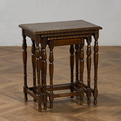 英国 クラシック オーク ネストテーブル #97318