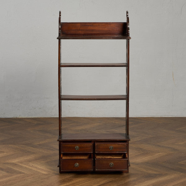 英国 クラシック オープンシェルフ