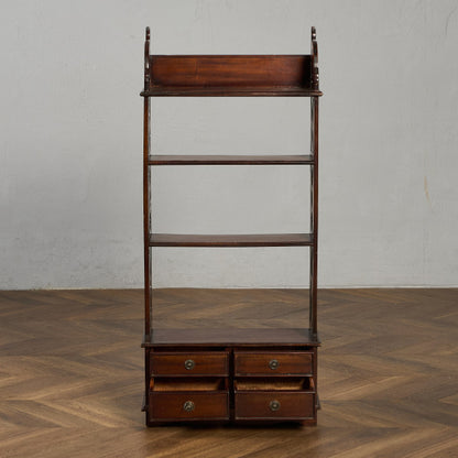 英国 クラシック オープンシェルフ