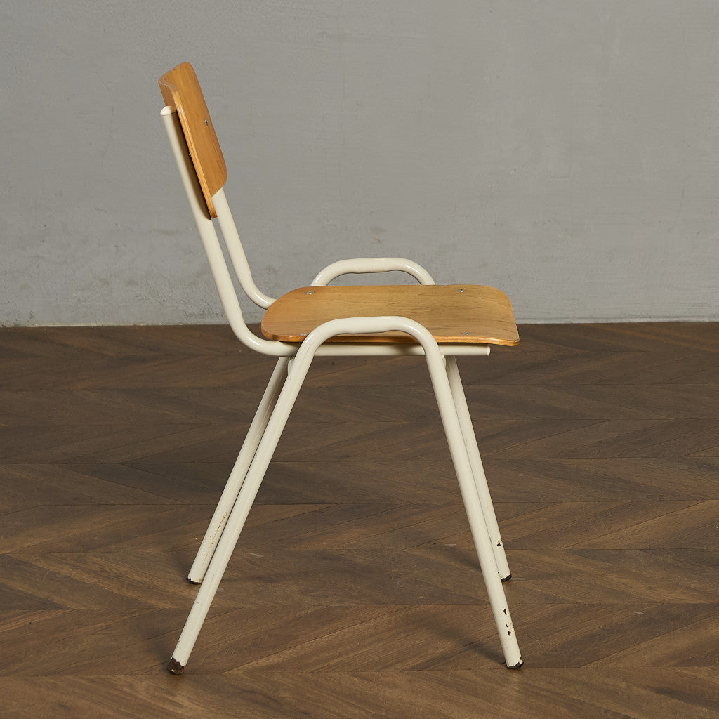 イギリス ヴィンテージ スタッキング スクールチェア