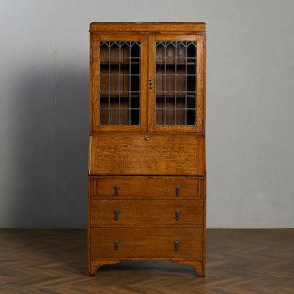 英国 クラシック ビューロー ブックケース デスク