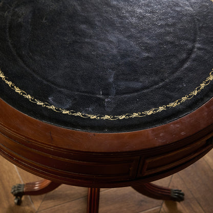 英国 クラシック リージェンシー様式 ドラムテーブル #97362