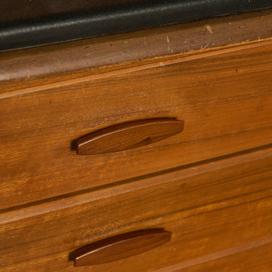 英国 ヴィンテージ 蛇腹扉 ライティングビューロー