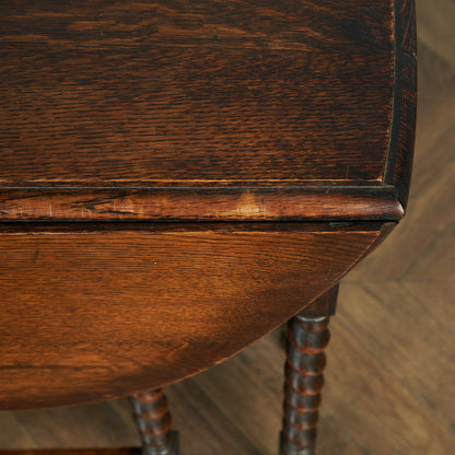 英国クラシック ドロップリーフ ゲートレッグテーブル #83843