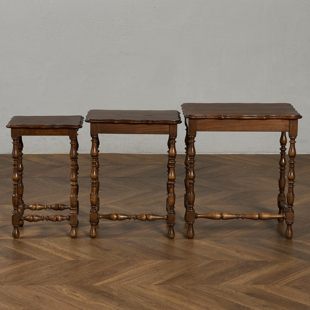 英国 クラシック オーク ネストテーブル